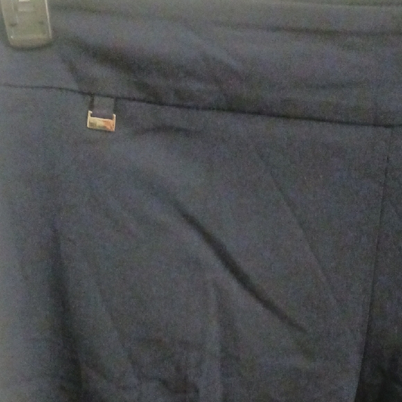 Roz & Ali Navy Straight Leg Pants - Picture 2 of 8